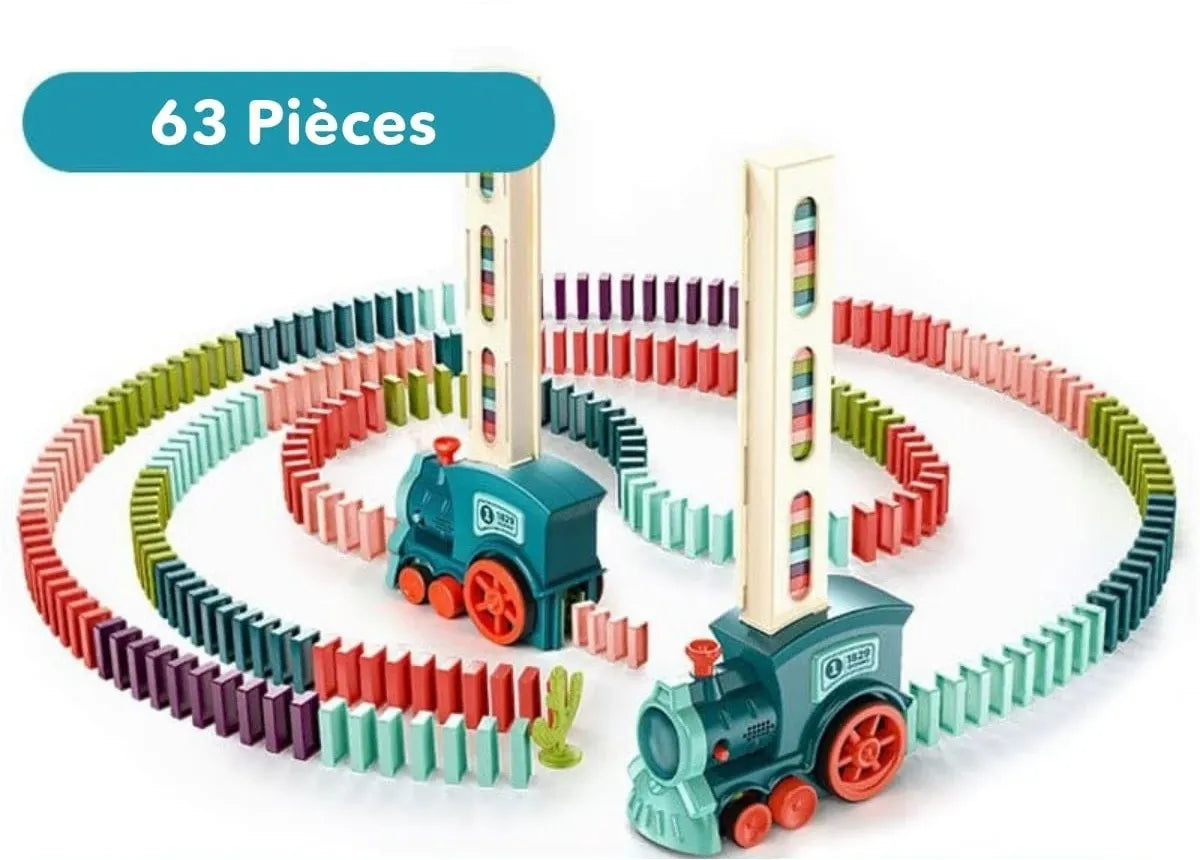Automatisch Domino Trein Speelgoed voor Creatief Kinderspel