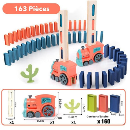 Automatisch Domino Trein Speelgoed voor Creatief Kinderspel