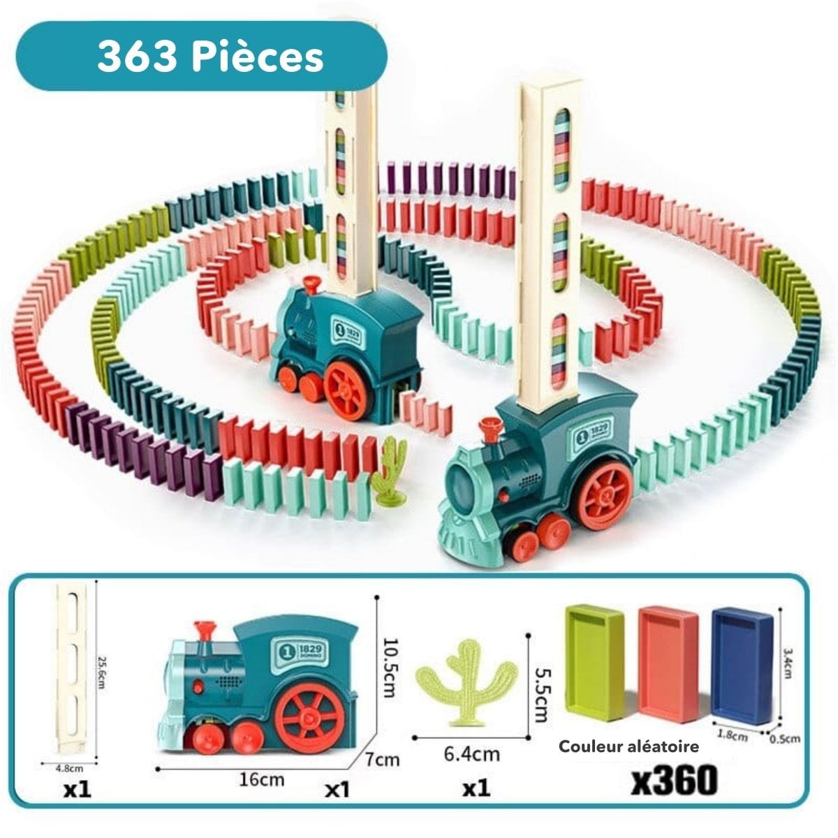 Automatisch Domino Trein Speelgoed voor Creatief Kinderspel