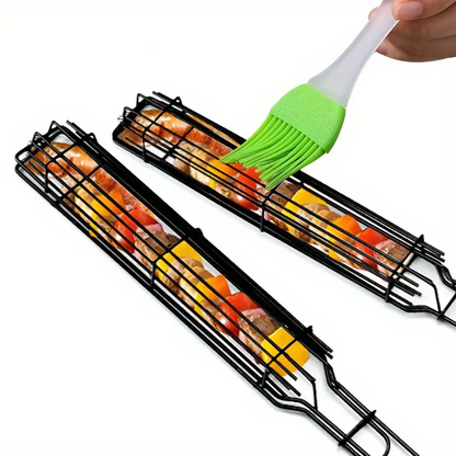 BBQ Grillmand – Kebab & Groentespies Grillgereedschap