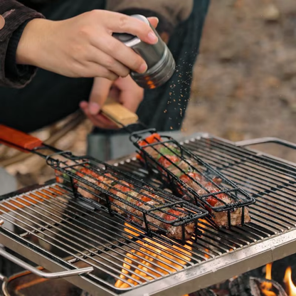 BBQ Grillmand – Kebab & Groentespies Grillgereedschap
