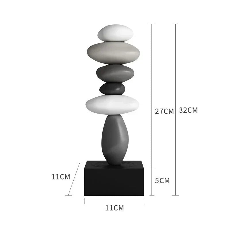 Balanture Zen Sculptuur Moderne Decoratieve Accent voor Thuis