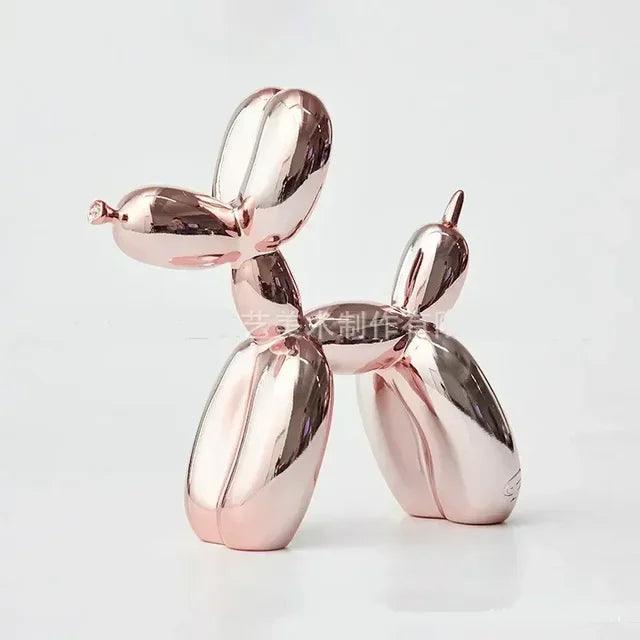 Ballonhond sculptuur met modern harsontwerp voor speelse en stijlvolle woondecoratie