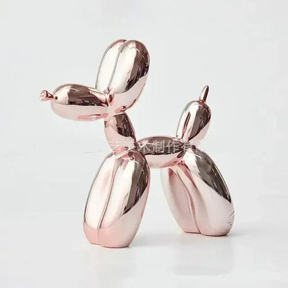 Ballonhond sculptuur met modern harsontwerp voor speelse en stijlvolle woondecoratie