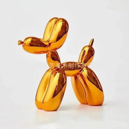 Ballonhond sculptuur met modern harsontwerp voor speelse en stijlvolle woondecoratie