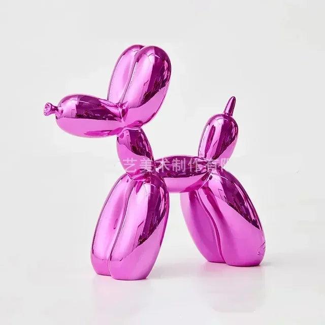 Ballonhond sculptuur met modern harsontwerp voor speelse en stijlvolle woondecoratie