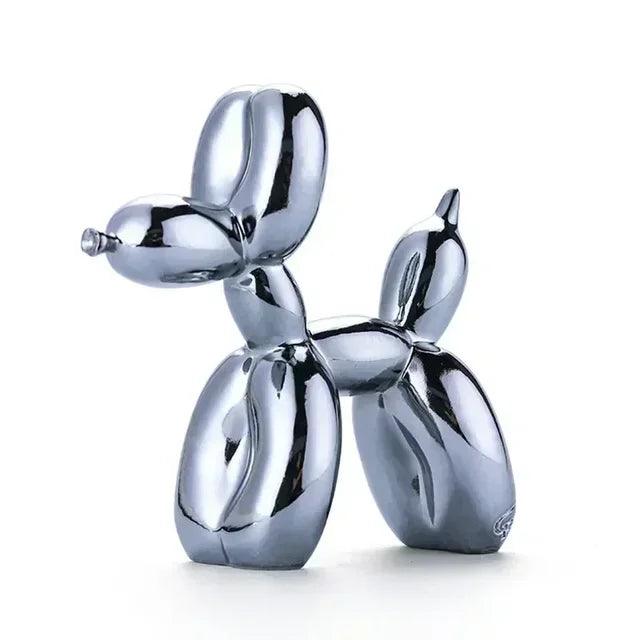 Ballonhond sculptuur met modern harsontwerp voor speelse en stijlvolle woondecoratie
