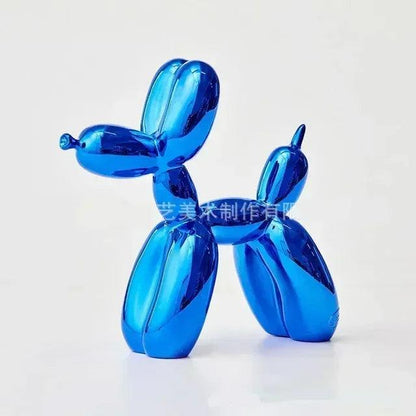 Ballonhond sculptuur met modern harsontwerp voor speelse en stijlvolle woondecoratie
