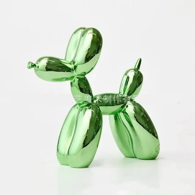 Ballonhond sculptuur met modern harsontwerp voor speelse en stijlvolle woondecoratie