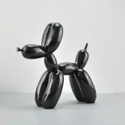 Ballonhond sculptuur met modern harsontwerp voor speelse en stijlvolle woondecoratie
