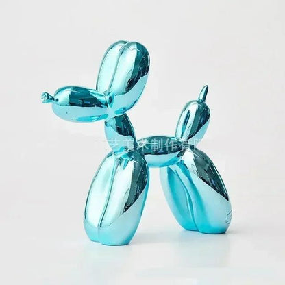 Ballonhond sculptuur met modern harsontwerp voor speelse en stijlvolle woondecoratie