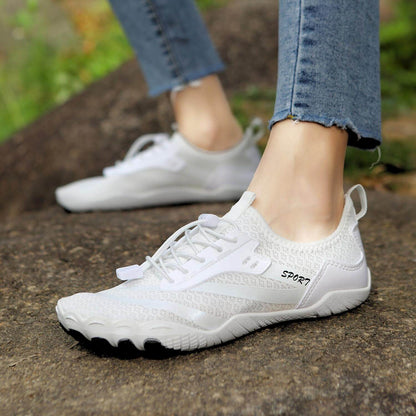 Minimalistyczne buty barefoot z szerokim przodem i zerowym spadkiem, lekkie i elastyczne
