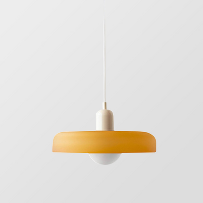 Bauhaus Glass Pendant Light Coloured Hanging Lamp