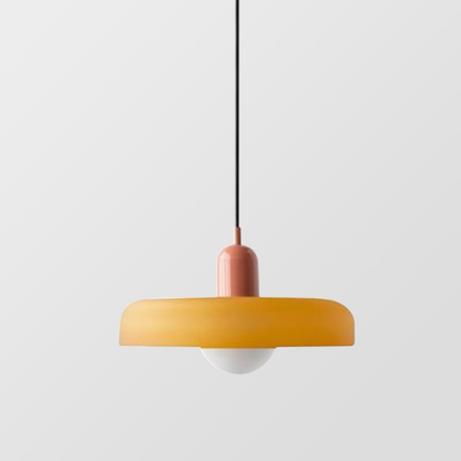 Bauhaus Glass Pendant Light Coloured Hanging Lamp