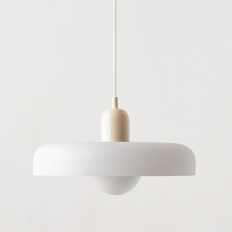 Bauhaus Glass Pendant Light Coloured Hanging Lamp