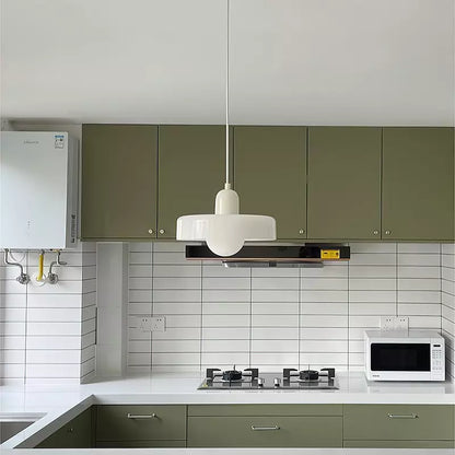 Bauhaus Glass Pendant Light Coloured Hanging Lamp