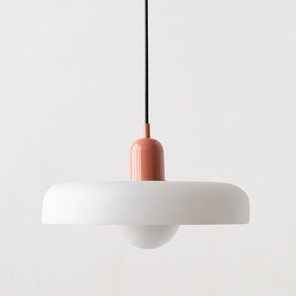 Bauhaus Glass Pendant Light Coloured Hanging Lamp