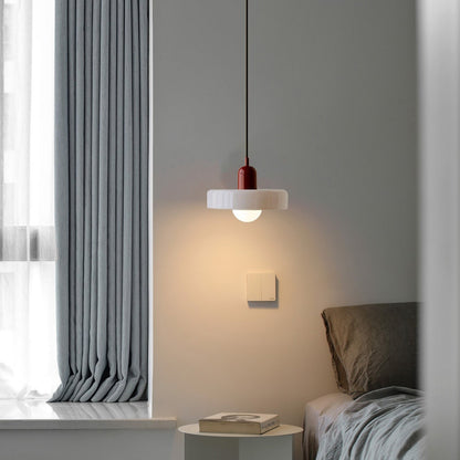 Bauhaus Glass Pendant Light Coloured Hanging Lamp