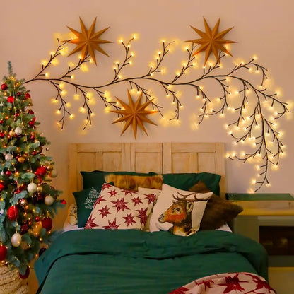 Bendable Willow Branch LED Lamp – Decorative USB Tree Light with 8 Modes