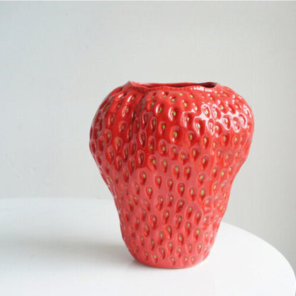 BerryBloom aardbeien keramische vaas decoratieve fruitvormige plantenpot