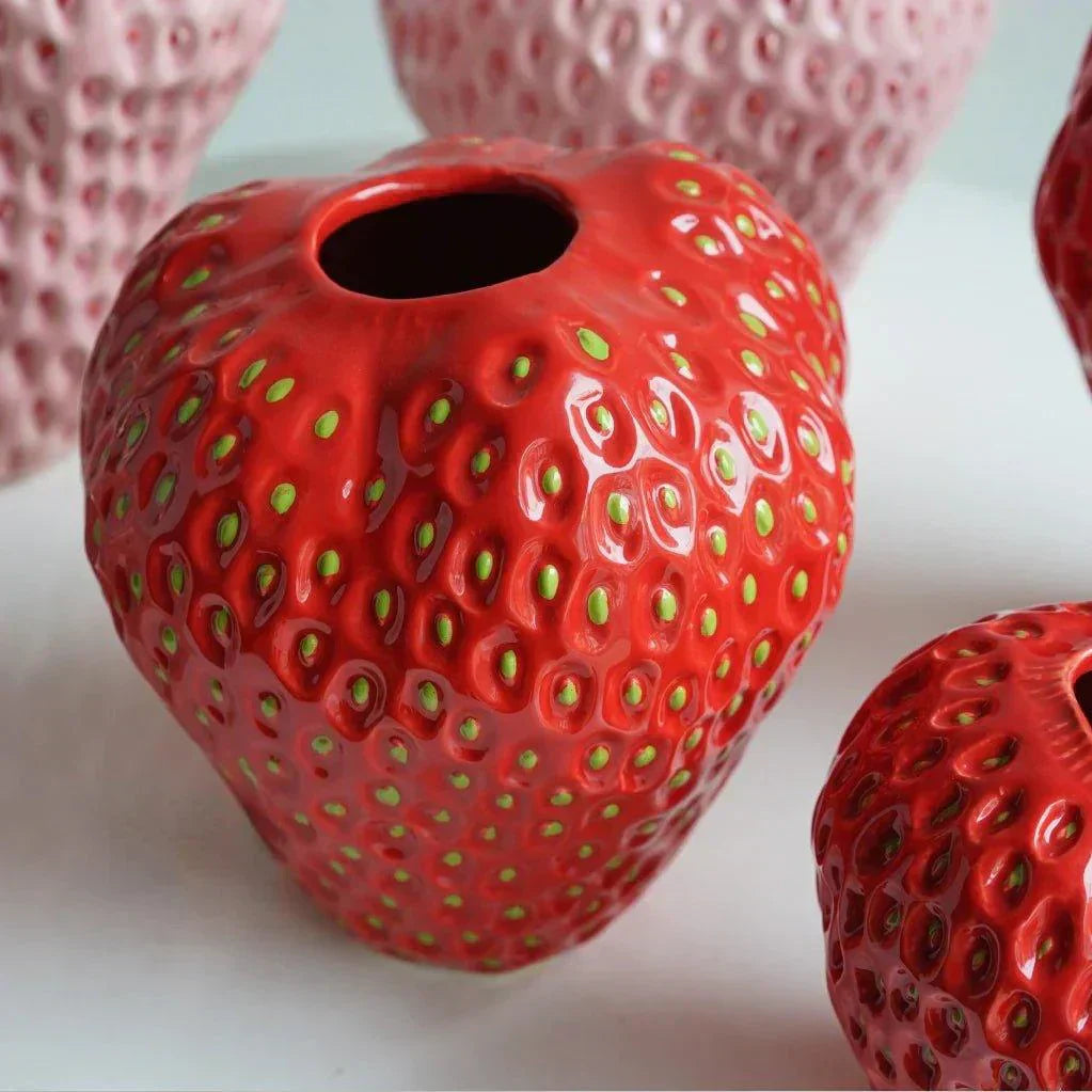 BerryBloom aardbeien keramische vaas decoratieve fruitvormige plantenpot