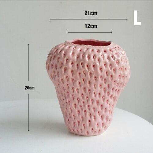 BerryBloom aardbeien keramische vaas decoratieve fruitvormige plantenpot