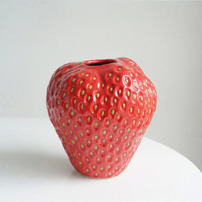 BerryBloom aardbeien keramische vaas decoratieve fruitvormige plantenpot