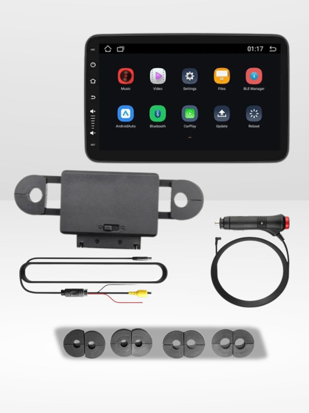 Bluetooth Car Headrest Screen Ultra HD Rear Seat Entertainment Display