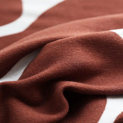 Bohemian Abstract Throw Blanket – Soft Cotton and Acrylic Blend for Sofas and Beds