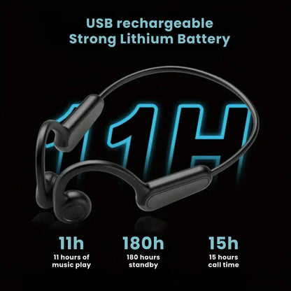 Bone Conduction Wireless Headphones Open Ear Sports Running Headset