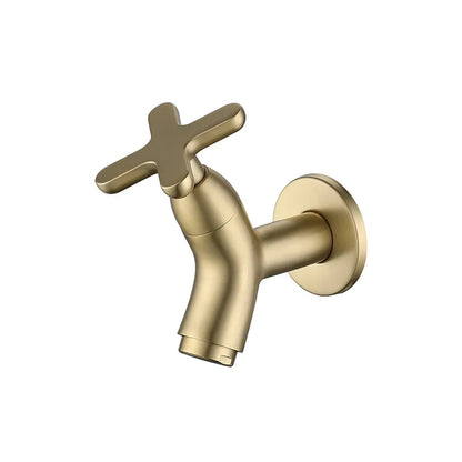 BrassFlow massiv messing vægmonteret koldtvandshane