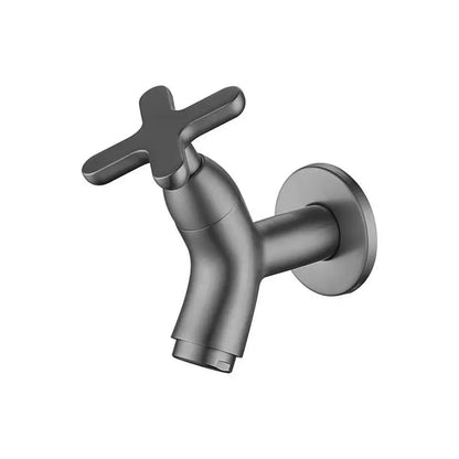 BrassFlow massiv messing vægmonteret koldtvandshane
