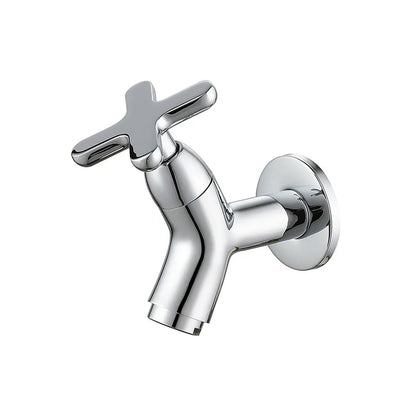 BrassFlow massiv messing vægmonteret koldtvandshane