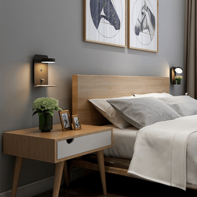 BrightSpot LED Bordlampe med USB C Opladningsdock