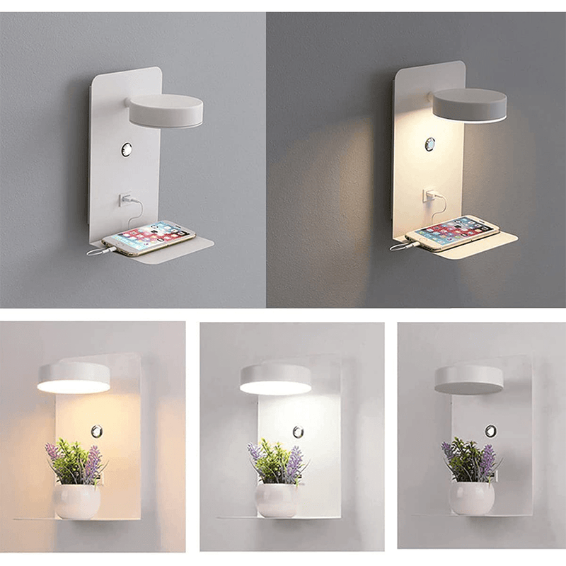 BrightSpot LED Bordlampe med USB C Opladningsdock