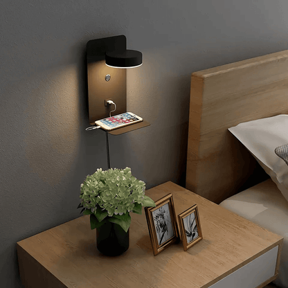 BrightSpot LED Bordlampe med USB C Opladningsdock