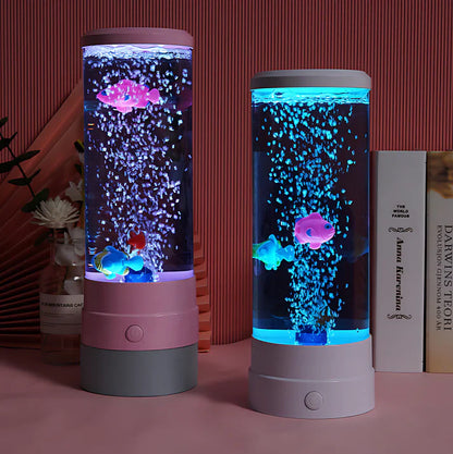 Bubble Fish LED Stimmungslicht mit beruhigendem Wassereffekt