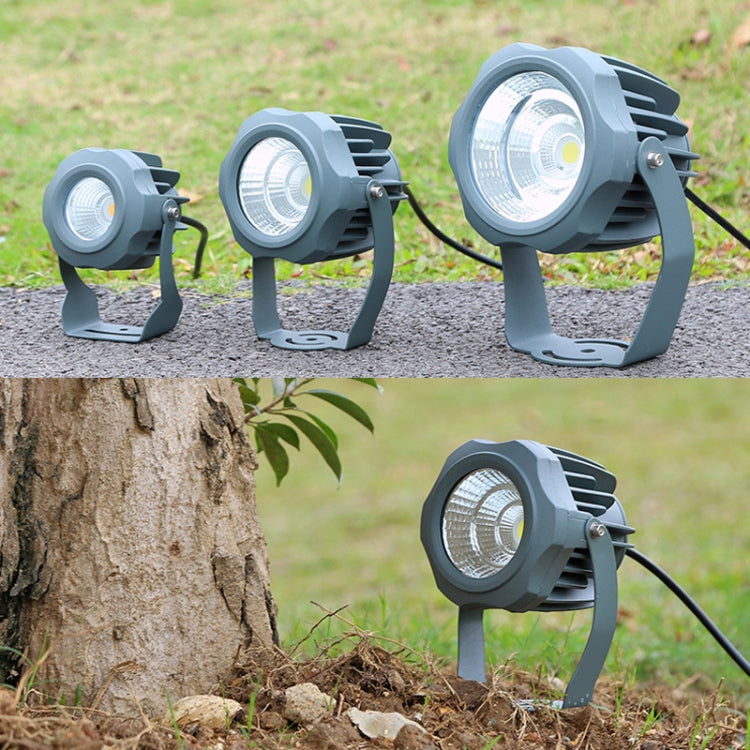 COB LED Outdoor Floodlight – Waterproof Adjustable Spotlight with 7 Colours