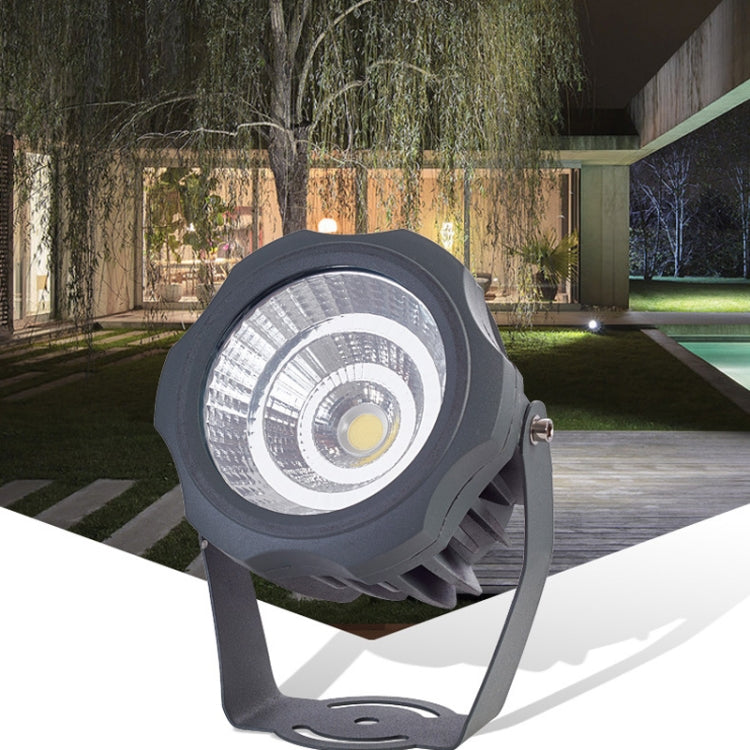 COB LED Outdoor Floodlight – Waterproof Adjustable Spotlight with 7 Colours