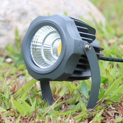 COB LED Outdoor Floodlight – Waterproof Adjustable Spotlight with 7 Colours