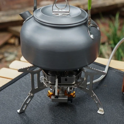 Camping Gasbrenner – 5800W Winddicht & Auslaufsicher für Outdoor-Kochen