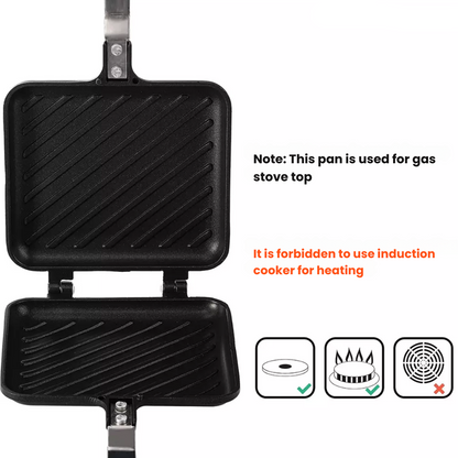 Camping Sandwich Maker – Non-Stick, Perfect for Outdoor Cooking