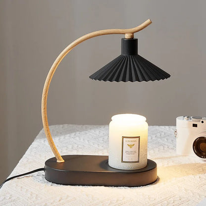 Nordisk LED-lampe til opvarmning af stearinlys, bordlampe