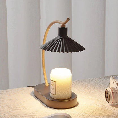 Nordisk LED-lampe til opvarmning af stearinlys, bordlampe