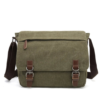 Carlos Robust Canvas Skuldertaske til Hverdagsbrug