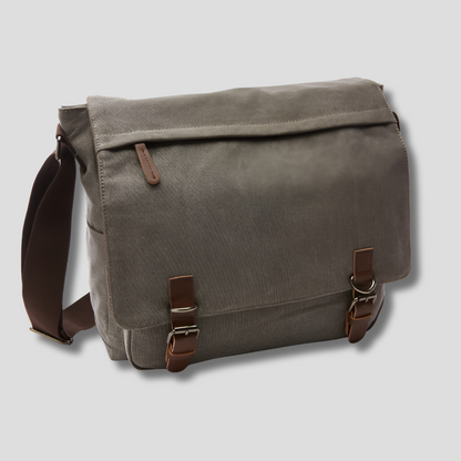 Carlos Robust Canvas Skuldertaske til Hverdagsbrug