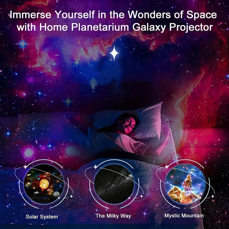 Celestial Dreams Galaxie-Projektor mit 360°-Raumabdeckung