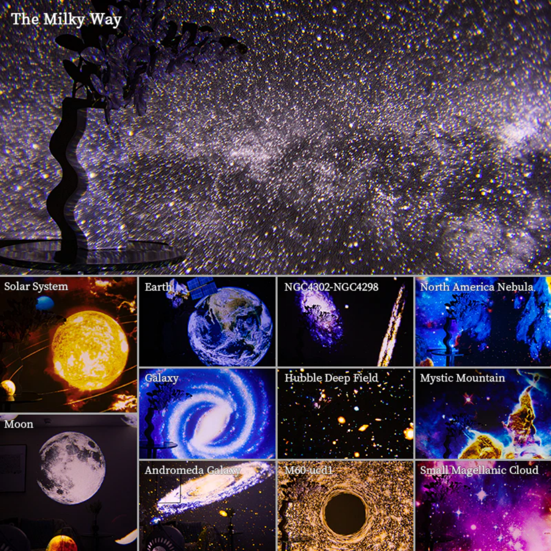 Celestial Dreams Galaxie-Projektor mit 360°-Raumabdeckung