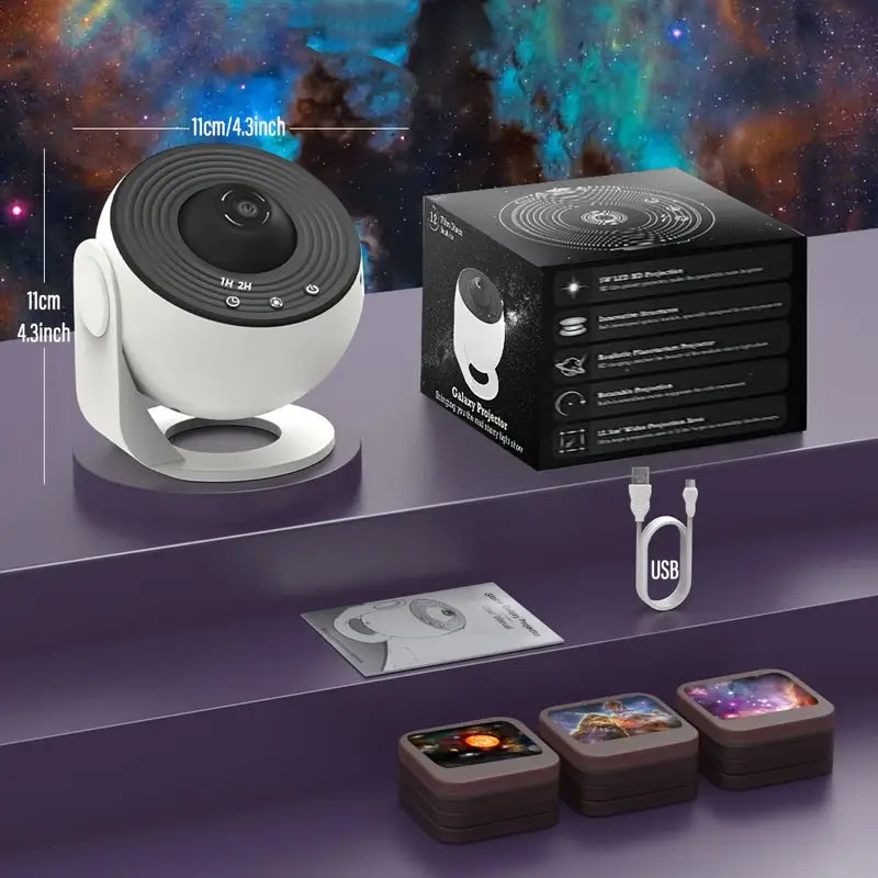 Celestial Dreams Galaxie-Projektor mit 360°-Raumabdeckung