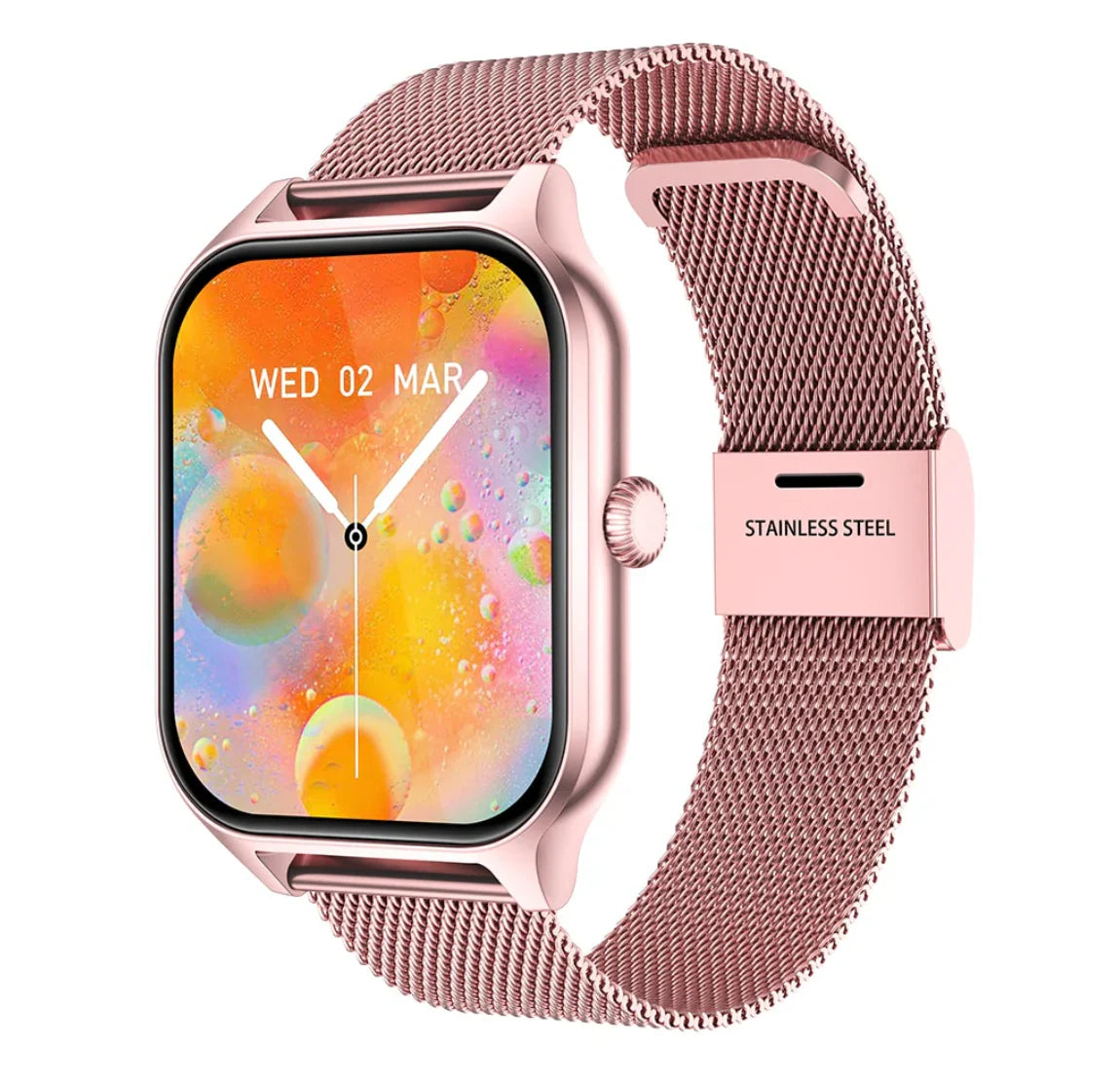 ChicTime Kvinders Smartwatch med Fitness- og Sundhedsovervågning